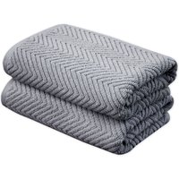 framsohn frottier Handtuch Set "Ocean Bio", (2 St., 2er Set Handtücher 50 x 100 cm), hergestellt in Österreich, mit Kordel, gedrehter Bauschzwirn von Framsohn Frottier