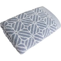 framsohn frottier Handtuch Set "Design Jaquard Raute", (2 St., 2er Set Handtücher 50 x 100 cm), mehrfarbig gewebtem Saum, hergestellt in Österreich von Framsohn Frottier