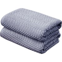 framsohn frottier Handtuch Set "Ocean Bio", (2 St., 2er Set Handtücher 50 x 100 cm), hergestellt in Österreich, mit Kordel, gedrehter Bauschzwirn von Framsohn Frottier