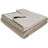 framsohn frottier Wohndecke "Bio Flanell Wohndecke Fischgrät" in dezenten Farbtönen, GOTS zertifiziert framsohn frottier Wohndecke "Bio Flanell Wohndecke Fischgrät" in dezenten Farbtönen, GOTS zertifiziert von Framsohn Frottier