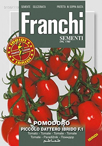 Franchi | Samen aus Italien | Tomatensamen | Frühe Süße Sorte | Cherry Tomaten Samen | Tomaten Saatgut | Ca. 20 Korn Herstellerlink: von Franchi Sementi