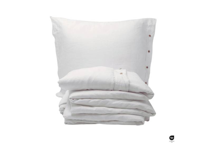 Francia Casa Partnerbettwäsche Sofia, 2-teilig, 100% Leinen, Oeko-Tex® zertifiziert, gefertigt in Portugal von Francia Casa