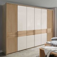 Schlafzimmerschrank in Beige und Eiche 6-türig von Franco Möbel