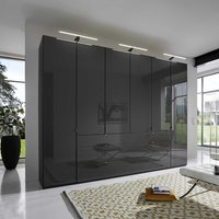 Schlafzimmerschrank in Braun Glas beschichtet von Franco Möbel