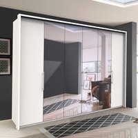 Spiegelschrank mit Falttüren Weiß von Franco Möbel