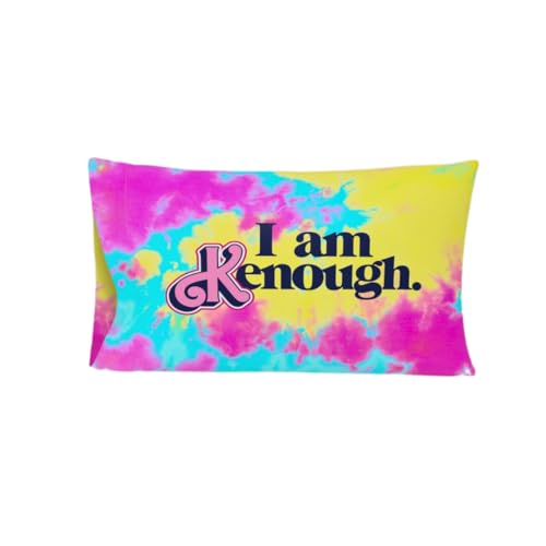 Franco Collectibles Barbie Movie Kenough Beauty Seidiger Satin-Kissenbezug, wendbar, für Haar und Haut, 50,8 x 76,2 cm, offizielles Lizenzprodukt von Franco