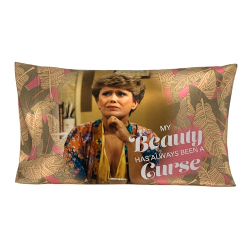 Franco Collectibles The Golden Girls Blanche Beauty Kissenbezug, seidiger Satin, Standard-Kissenbezug, 50,8 x 76,2 cm, für Haar und Haut, offizielles Lizenzprodukt von Franco