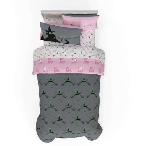 Franco Collectibles The Wizard of OZ Bedding 5-teiliges superweiches Wende-Bettwäsche-Set mit Kissenbezug, Doppelbett, offizielles Lizenzprodukt Franco Collectibles The Wizard of OZ Bedding 5-teiliges superweiches Wende-Bettwäsche-Set mit Kissenbezug, Doppelbett, offizielles Lizenzprodukt von Franco