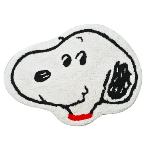 Franco Collectibles Peanuts Snoopy Badezimmerteppich, 100% Baumwolle, rutschfest, offizielles Lizenzprodukt von Franco