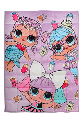 Franco Gewichtsdecke, L.O.L Surprise!, 30" x 42" 3.5lbs Ages 4+ von Franco