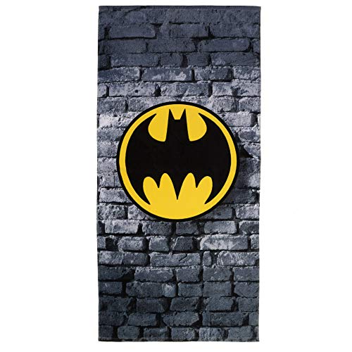 Franco Kinder-Strandtuch, Baumwolle, 147,3 x 71,1 cm, Batman-Motiv von Franco