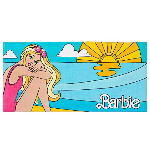 Franco Kinder-Strandtuch, superweich, Baumwolle, 71,1 x 147,3 cm, Barbie Franco Kinder-Strandtuch, superweich, Baumwolle, 71,1 x 147,3 cm, Barbie von Franco