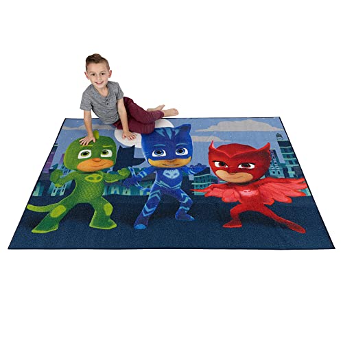 Franco Kinderzimmerteppich, rutschfest, 175,3 x 132,1 cm, PJ Masks von Franco