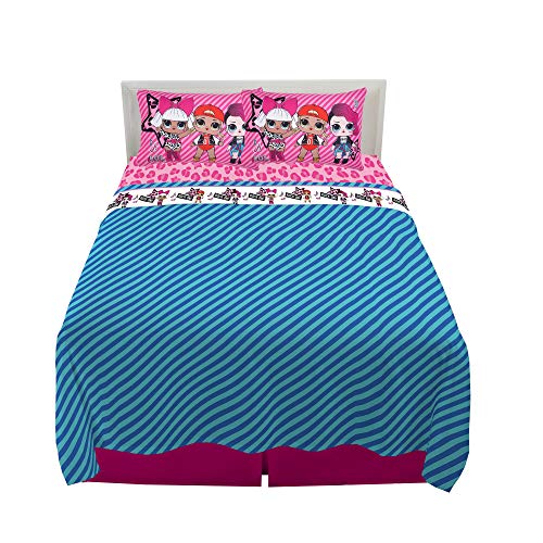 Franco L.O.L. Surprise Kinder-Bettwäsche, superweiches Mikrofaser-Bettlaken-Set, 4-teiliges Set Franco L.O.L. Surprise Kinder-Bettwäsche, superweiches Mikrofaser-Bettlaken-Set, 4-teiliges Set von Franco