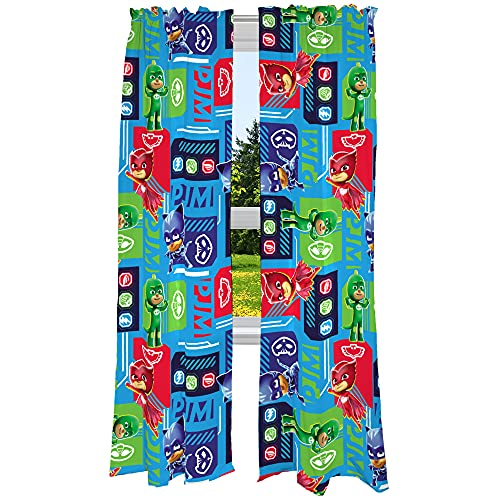 Franco PJ Masks Fenstervorhänge für Kinderzimmer, 208,3 x 213,4 cm von Franco