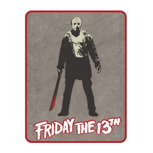 Franco Halloween Friday The 13th Jason Horror Bedding Super Soft Micro Raschel Überwurf 116,8 x 152,4 cm (Offizielles Lizenzprodukt) von Franco