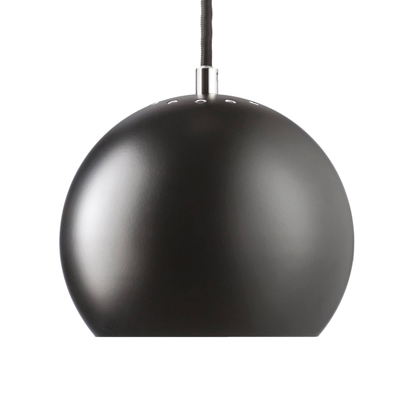 FRANDSEN Hängeleuchte Ball, schwarz matt, Ø 18 cm von Frandsen