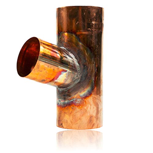 Kupfer Rohrabzweig 120/100 mm in 72 Grad - Fallrohrabzweig aus formsicherm Kupfer für Fallrohre Kupfer Rohrabzweig 120/100 mm in 72 Grad - Fallrohrabzweig aus formsicherm Kupfer für Fallrohre von Frank Bauelemente