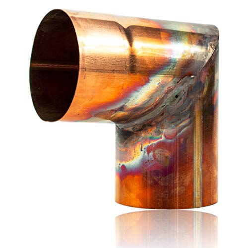 Kupfer Winkelbogen 100 mm mit 87 Grad, Rohrwinkel mit Einsteckfase für einfache Montage, Rohrwinkelbogen für Kupfer Regenrohre in DN 100 Kupfer Winkelbogen 100 mm mit 87 Grad, Rohrwinkel mit Einsteckfase für einfache Montage, Rohrwinkelbogen für Kupfer Regenrohre in DN 100 von Frank Bauelemente