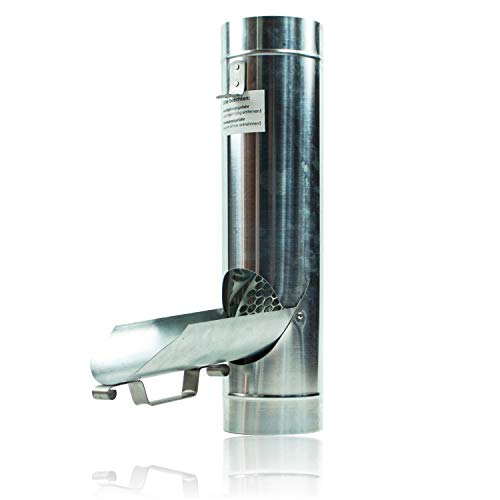 Zink Regenrohrklappe 80 mm mit Edelstahl Sieb für Fallrohr - Titanzink Fallrohrklappe als Regensammler für Regentonnen, einfache Montage dank konischer Form & passgenauem Übergang Zink Regenrohrklappe 80 mm mit Edelstahl Sieb für Fallrohr - Titanzink Fallrohrklappe als Regensammler für Regentonnen, einfache Montage dank konischer Form & passgenauem Übergang von Frank Bauelemente