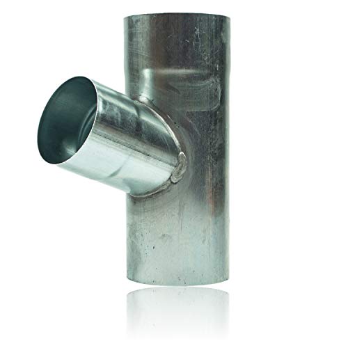 Zink Rohrabzweig 100/80 mm in 72 Grad - Fallrohrabzweig aus formsicherm Titanzink für Fallrohre Zink Rohrabzweig 100/80 mm in 72 Grad - Fallrohrabzweig aus formsicherm Titanzink für Fallrohre von Frank Bauelemente