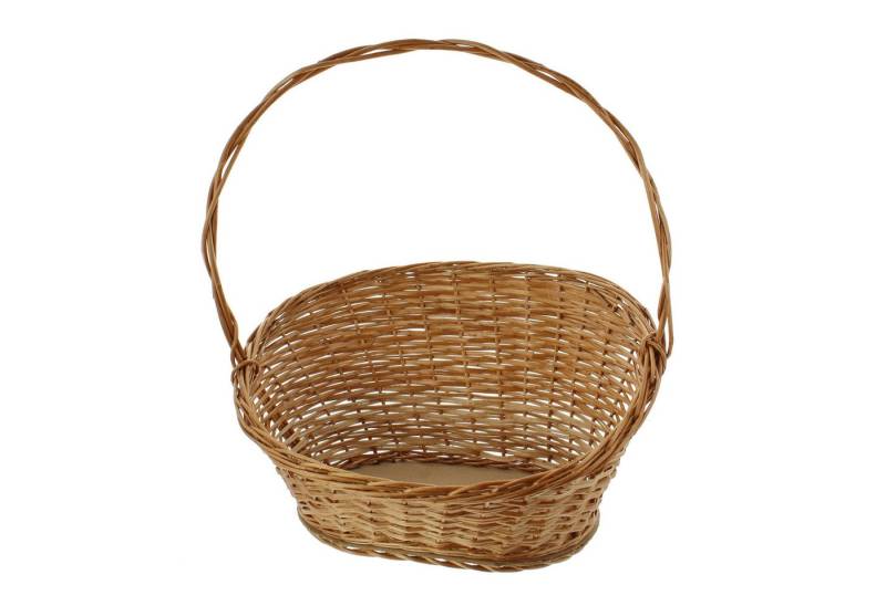 Frank Flechtwaren Allzweckkorb Präsentkorb Natur groß Weide – Geschenkkorb leer von Frank Flechtwaren