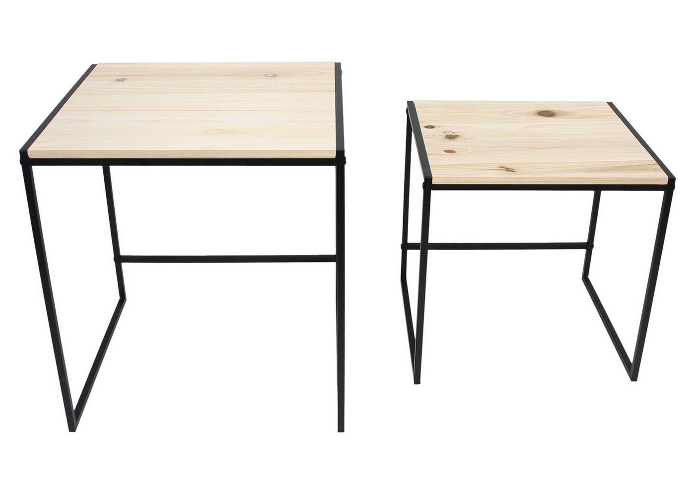 Frank Flechtwaren Beistelltisch, Beistelltisch Modern 2er Set von Frank Flechtwaren