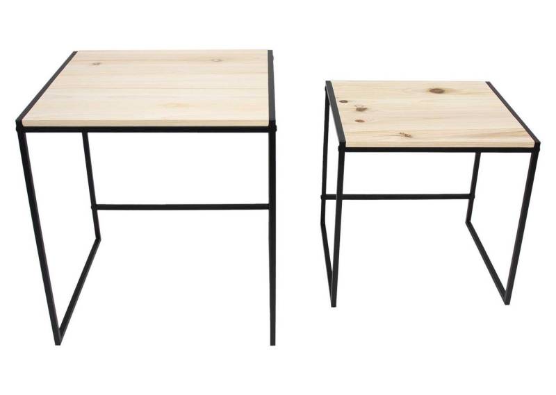 Frank Flechtwaren Beistelltisch, Beistelltisch Modern 2er Set von Frank Flechtwaren
