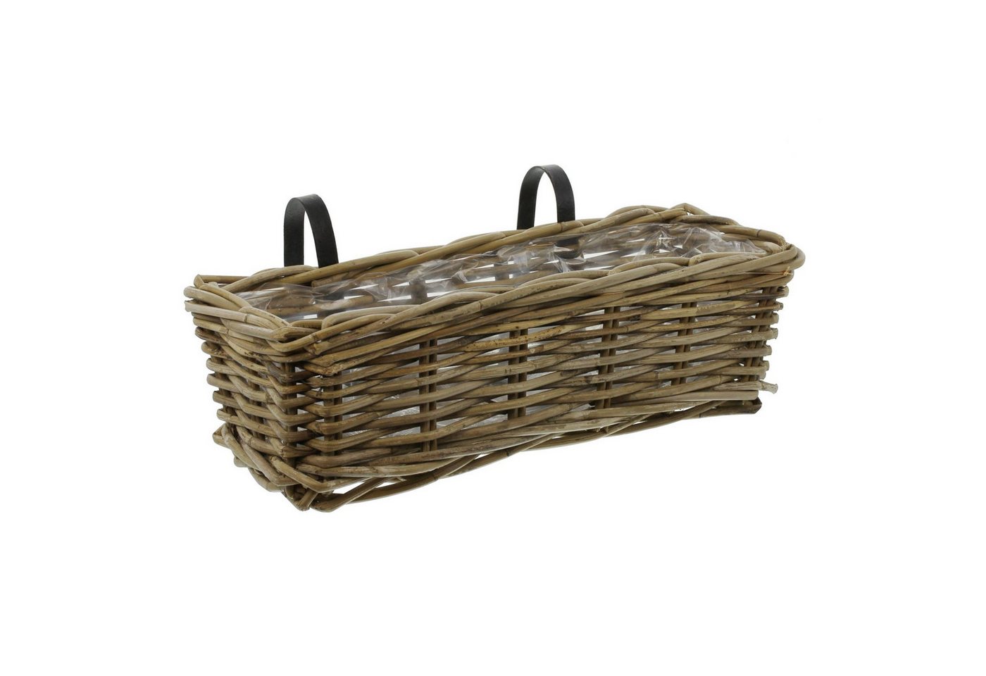 Frank Flechtwaren Blumenkasten Rattan Pflanzkasten Koboo Grey mittel – Balkonkasten Frank Flechtwaren Blumenkasten Rattan Pflanzkasten Koboo Grey mittel – Balkonkasten von Frank Flechtwaren