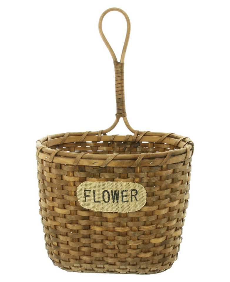 Frank Flechtwaren Blumentopf, Hängepflanzer Holzspan von Frank Flechtwaren