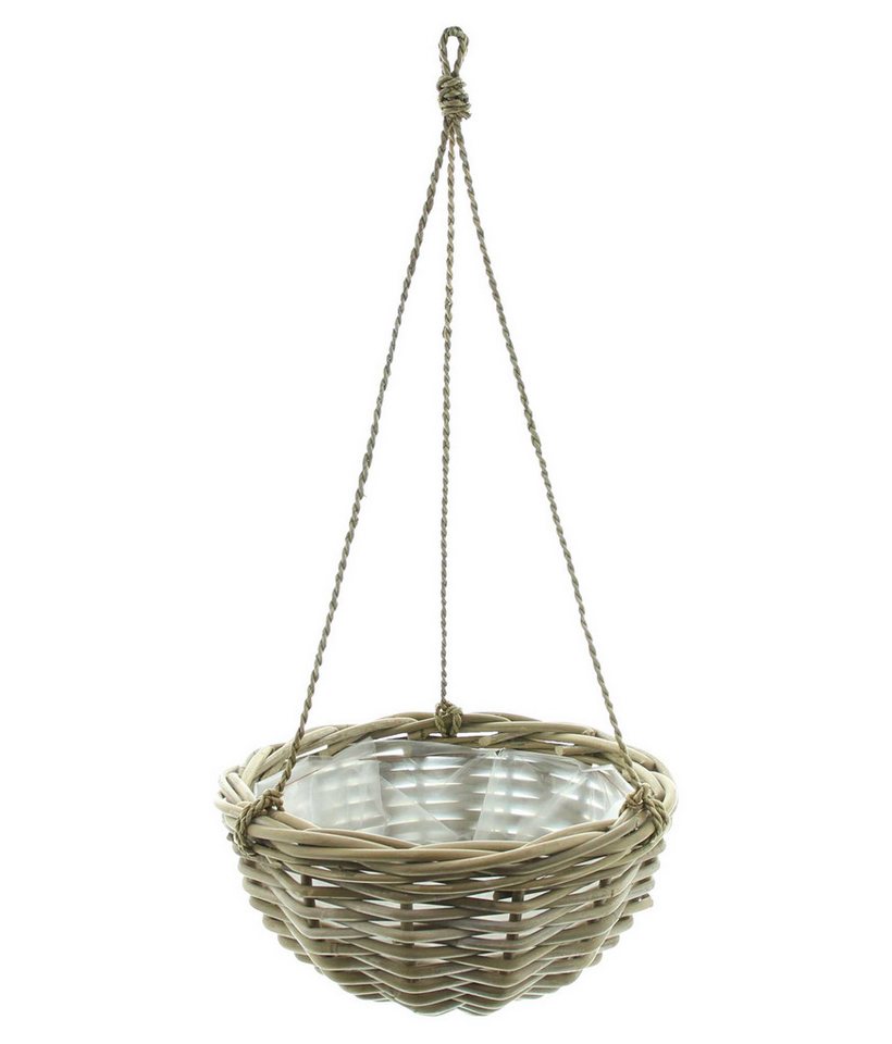 Frank Flechtwaren Blumentopf, Pflanzampel "Koboo Grey" von Frank Flechtwaren