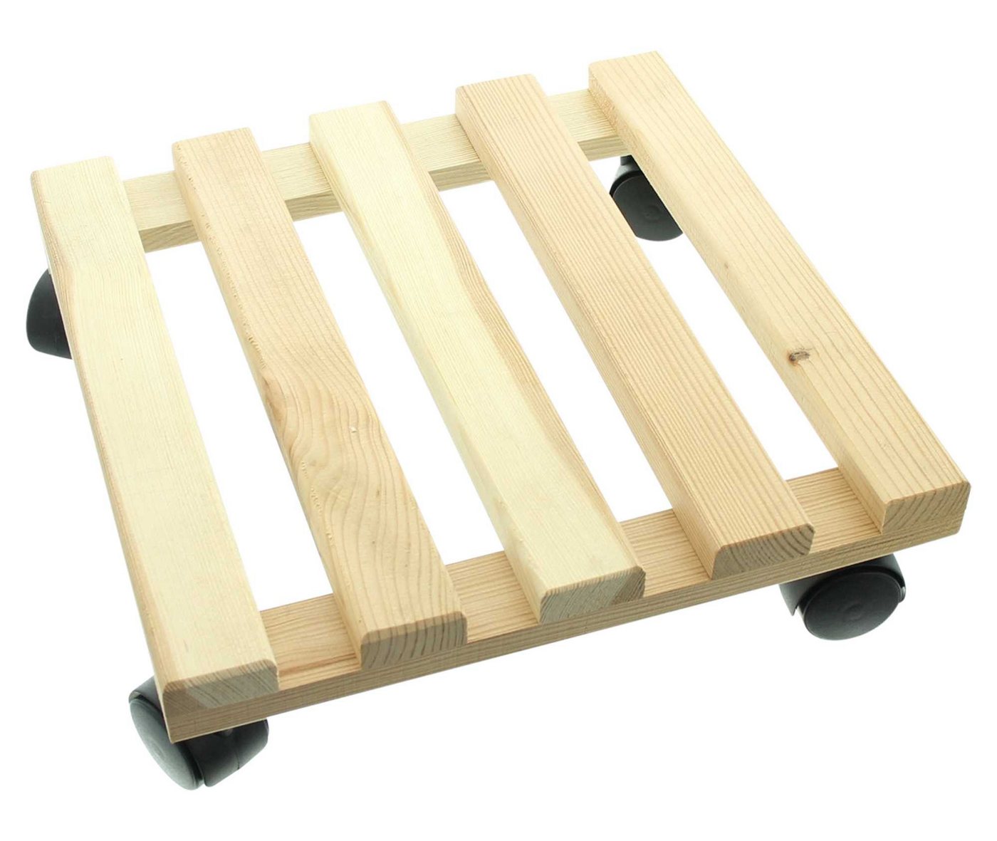 Frank Flechtwaren Blumentopf, Pflanzenroller "Natur" von Frank Flechtwaren