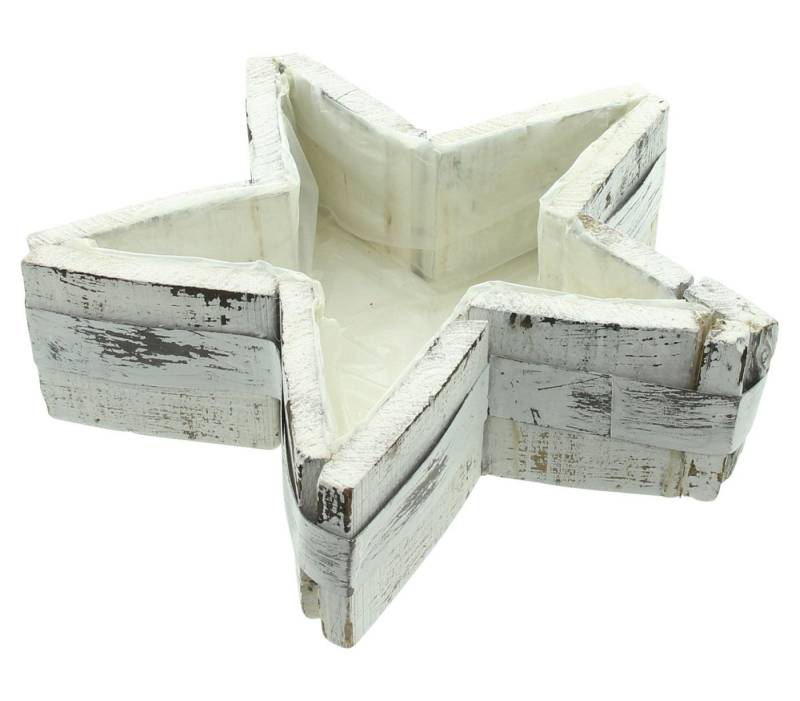 Frank Flechtwaren Blumentopf, Pflanzer Weißer Stern von Frank Flechtwaren