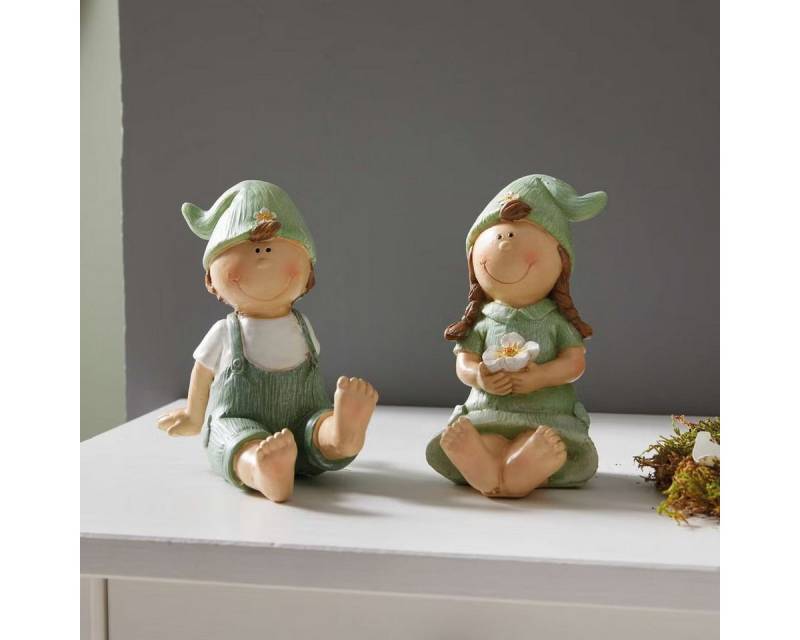 Frank Flechtwaren Dekofigur, Figur "Mädchen & Junge", 2er Set Frank Flechtwaren Dekofigur, Figur "Mädchen & Junge", 2er Set von Frank Flechtwaren