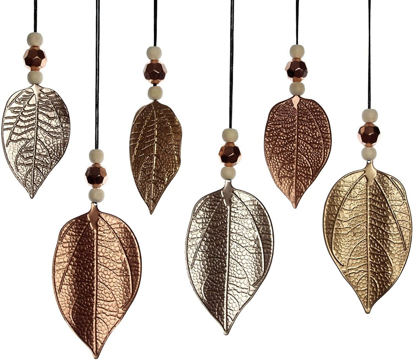 Frank Flechtwaren Dekohänger Hänger Schimmerblatt im 6er Set Frank Flechtwaren Dekohänger Hänger Schimmerblatt im 6er Set von Frank Flechtwaren