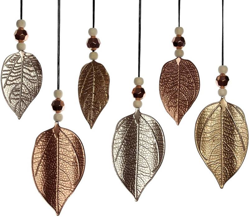 Frank Flechtwaren Dekohänger Hänger Schimmerblatt im 6er Set Frank Flechtwaren Dekohänger Hänger Schimmerblatt im 6er Set von Frank Flechtwaren