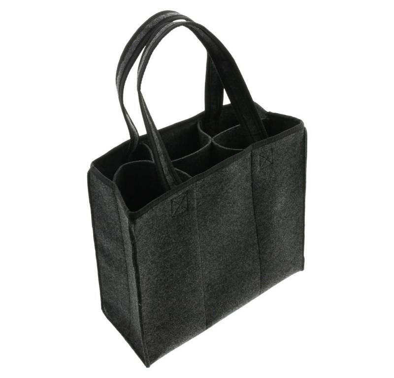 Frank Flechtwaren Dekoobjekt, Flaschenträger Anthrazit Frank Flechtwaren Dekoobjekt, Flaschenträger Anthrazit von Frank Flechtwaren