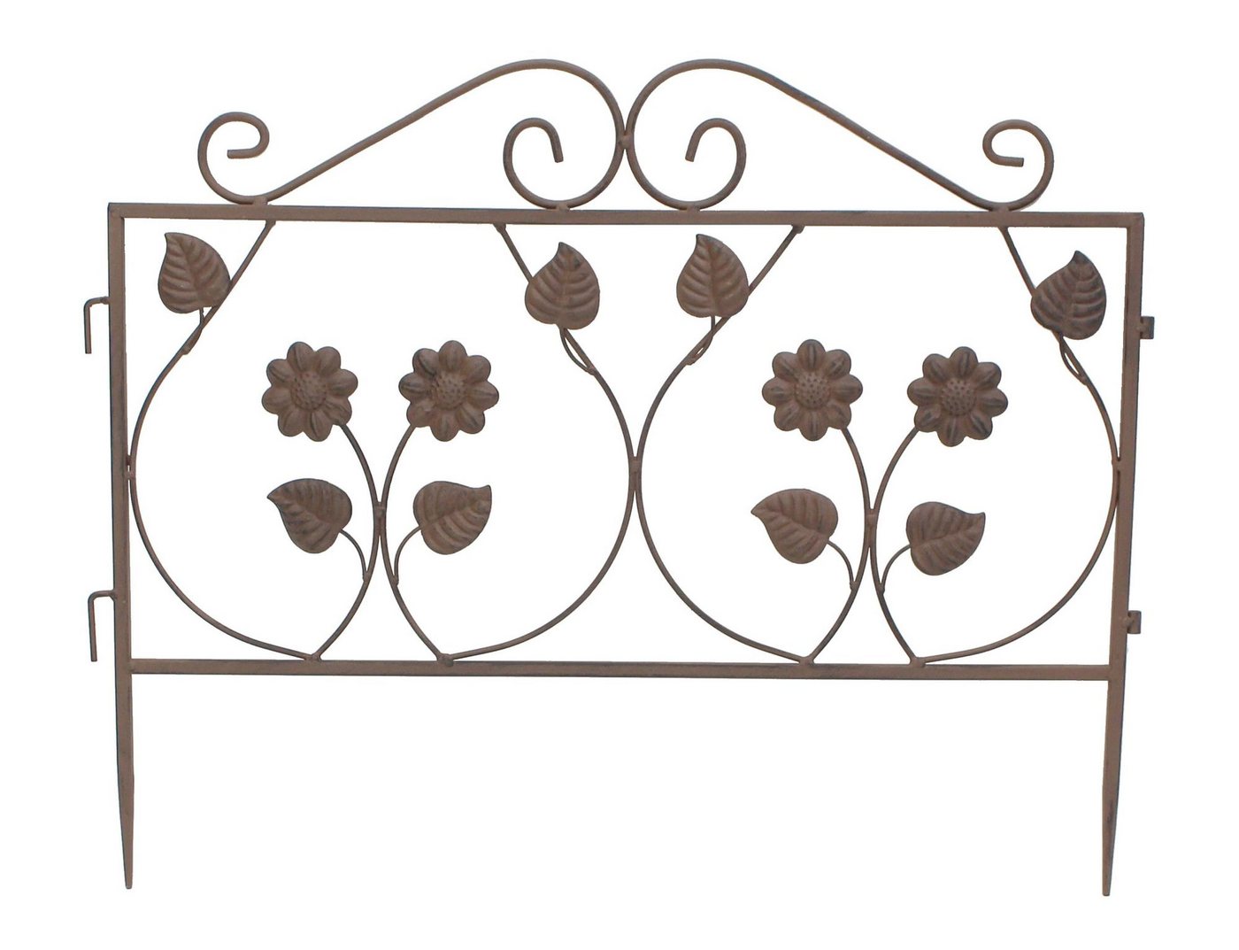 Frank Flechtwaren Dekoobjekt Steckzaun Blume Metall braun 57x45cm – Dekozaun Frank Flechtwaren Dekoobjekt Steckzaun Blume Metall braun 57x45cm – Dekozaun von Frank Flechtwaren