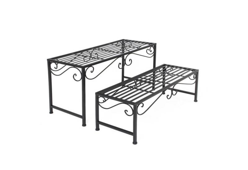 Frank Flechtwaren Gartenbank Bank "Ranken", 2er Set von Frank Flechtwaren