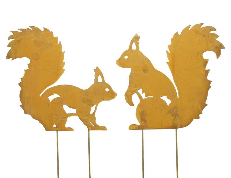 Frank Flechtwaren Gartenstecker Gartenstecker Eichhörnchen 2er Set von Frank Flechtwaren