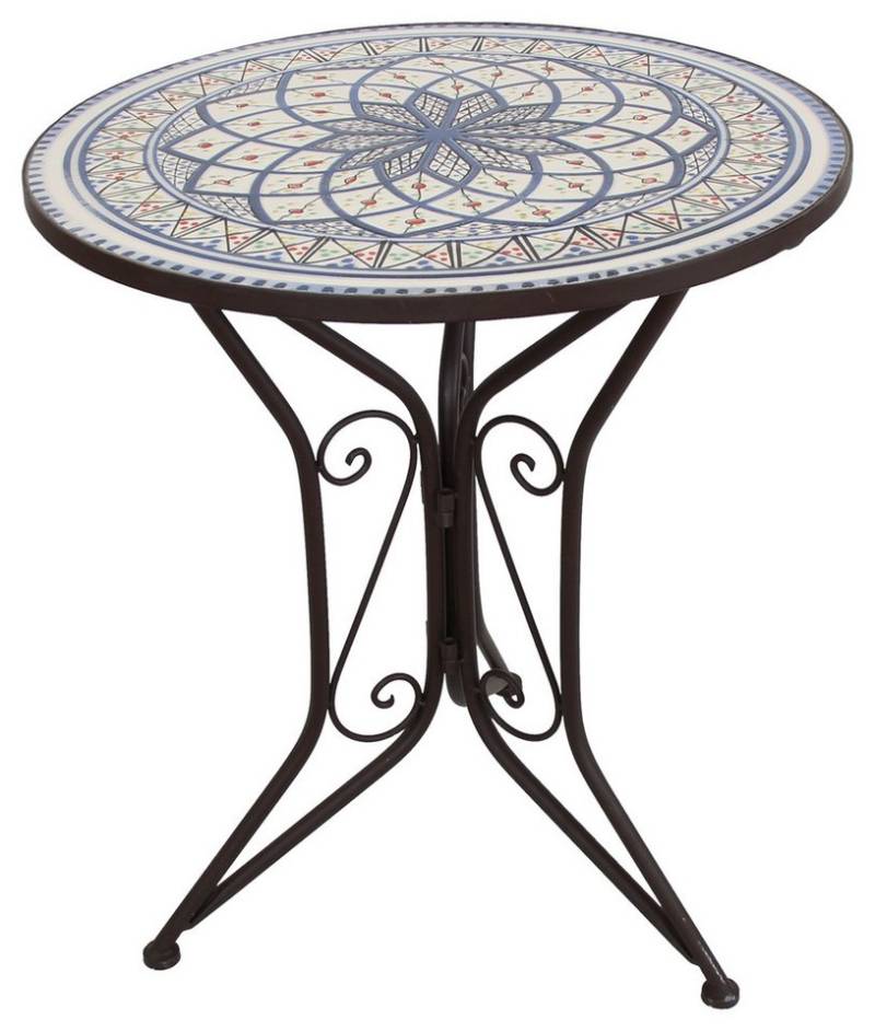 Frank Flechtwaren Gartentisch, Mosaiktisch Mare von Frank Flechtwaren