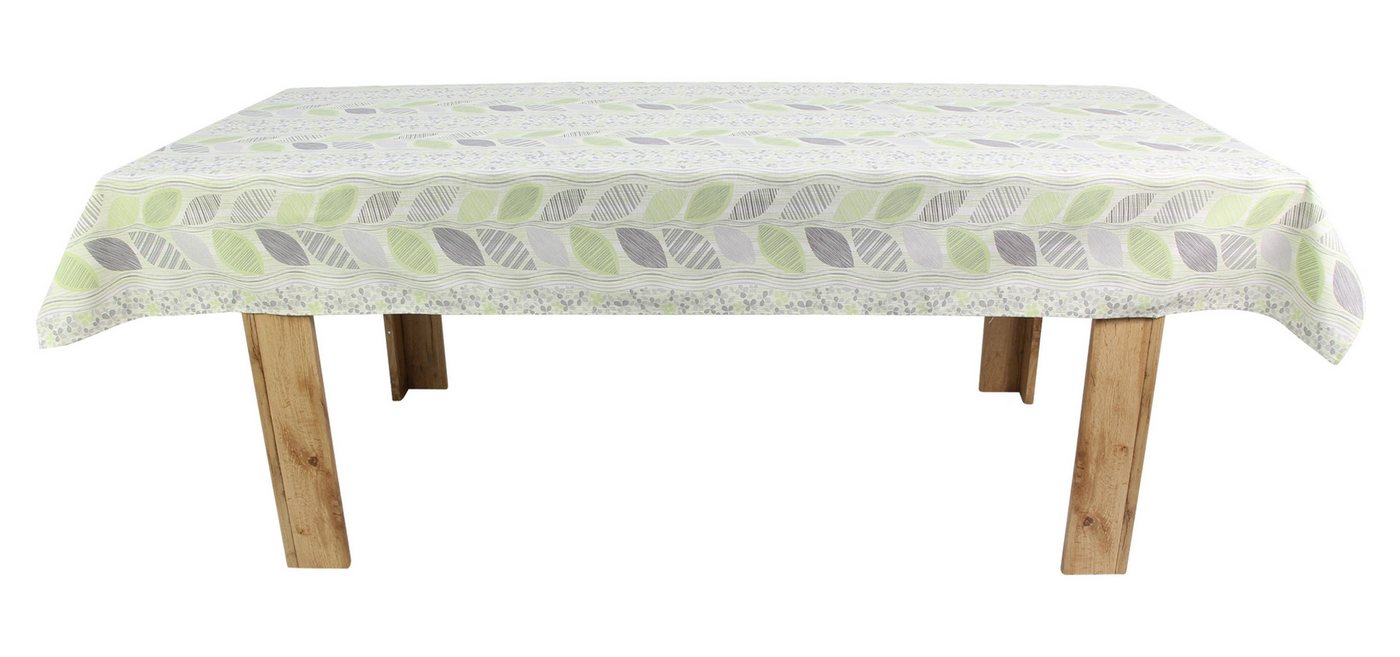 Frank Flechtwaren Gartentischdecke Gartentischdecke Outdoor 135x240cm cremeweiß – Blattmuster Frank Flechtwaren Gartentischdecke Gartentischdecke Outdoor 135x240cm cremeweiß – Blattmuster von Frank Flechtwaren