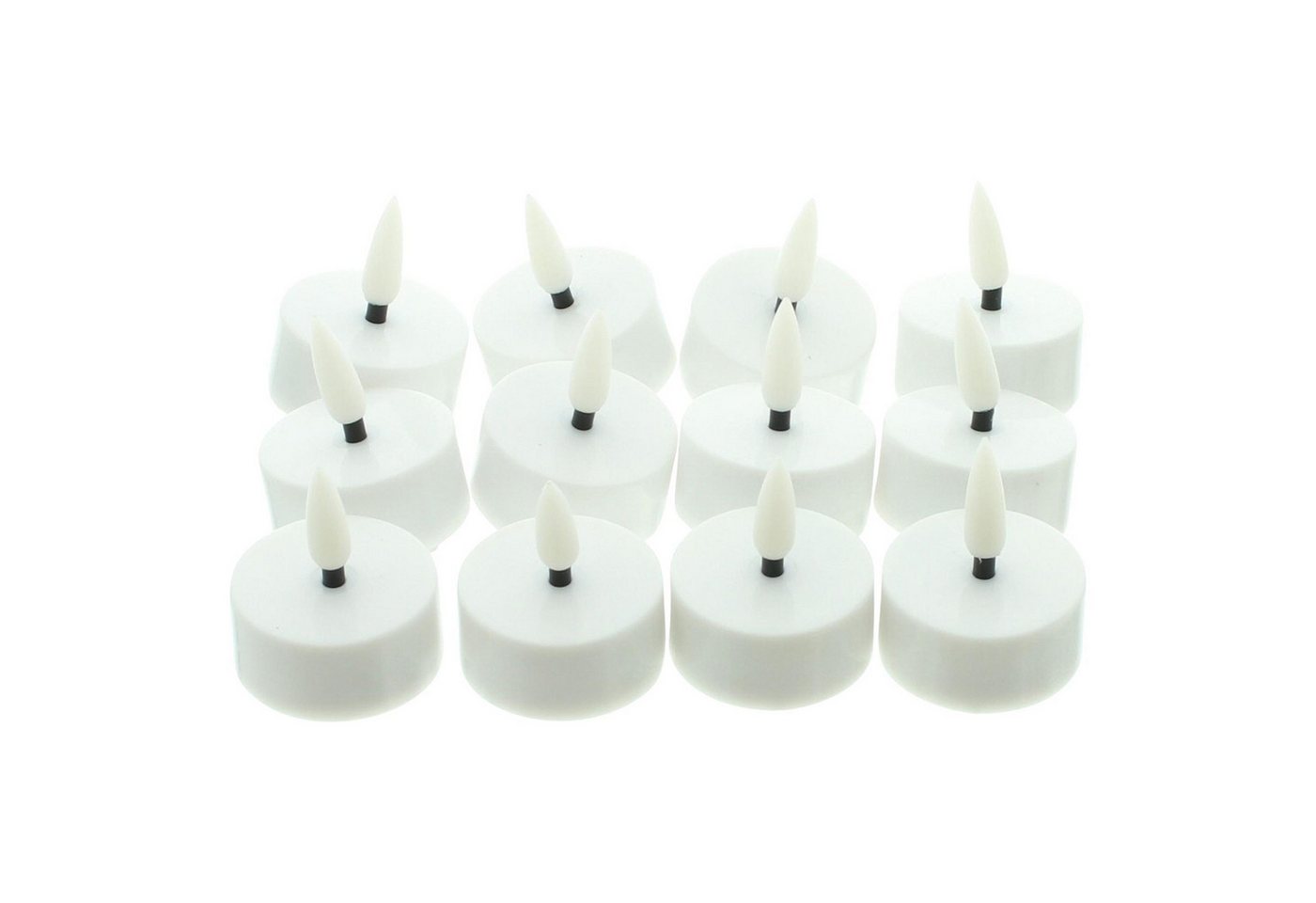 Frank Flechtwaren LED-Kerze LED-Teelicht "Shine", 12er Set von Frank Flechtwaren