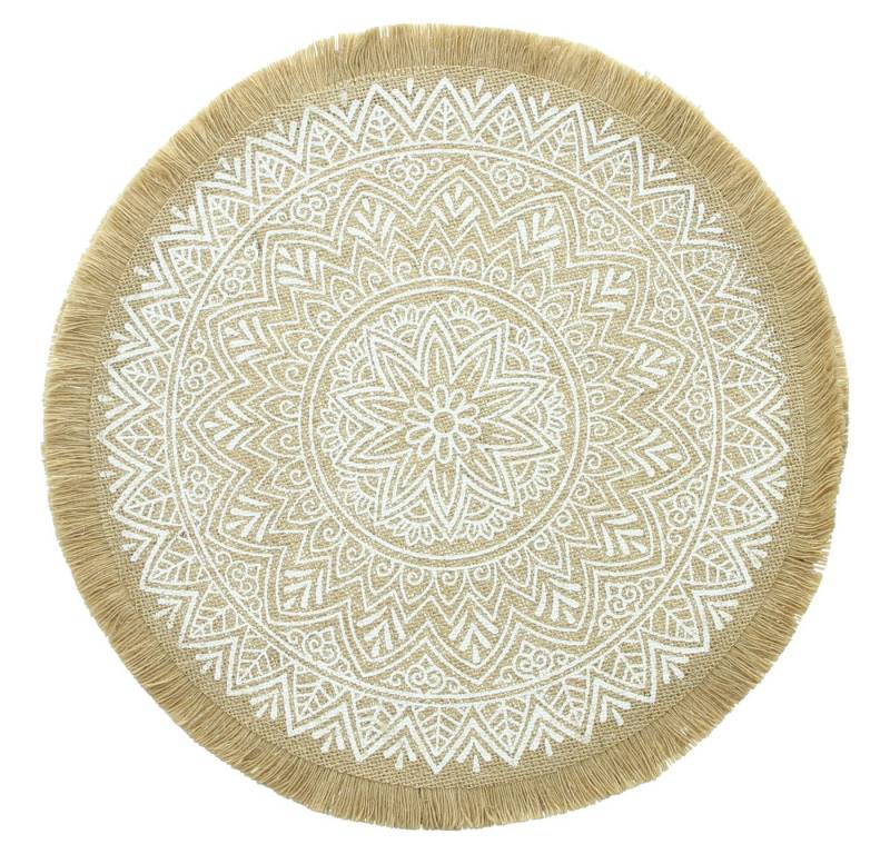 Frank Flechtwaren Platzset, Platzmatte Mandala 2er Set von Frank Flechtwaren