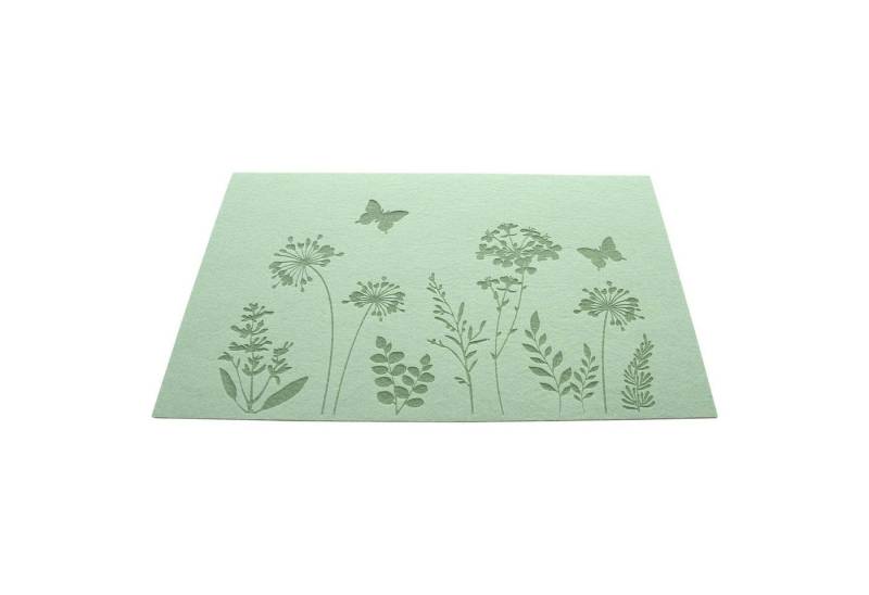 Frank Flechtwaren Platzset Platzmatte "Blumenwiese", 4er Set von Frank Flechtwaren