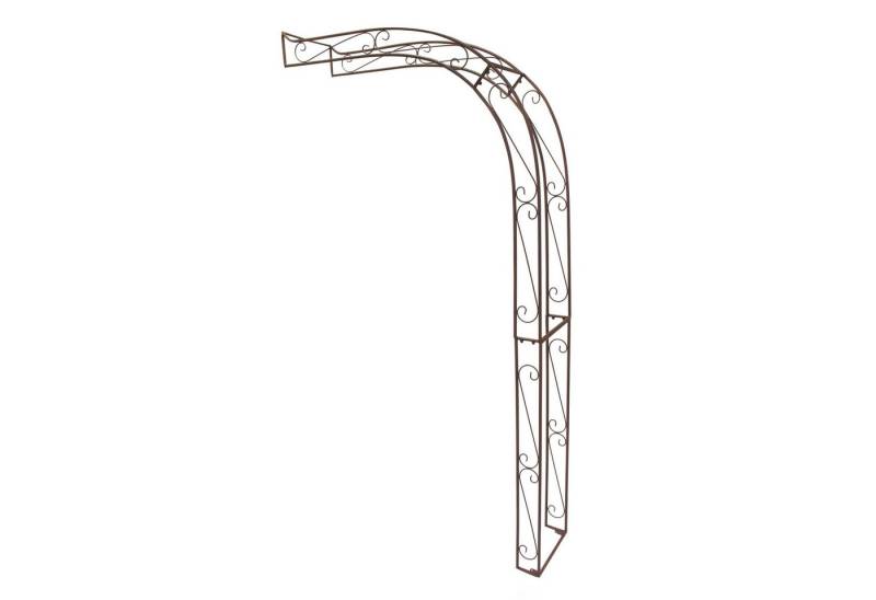Frank Flechtwaren Rankhilfe Rankhilfe Halbbogen Metall Rost Optik – Pergola von Frank Flechtwaren