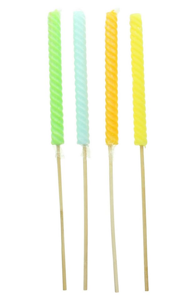 Frank Flechtwaren Spitzkerze Kerze "Fackel", 4er Set von Frank Flechtwaren
