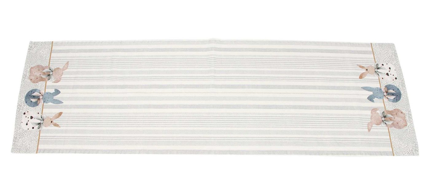 Frank Flechtwaren Tischläufer, Tischläufer "Hasentrio" von Frank Flechtwaren