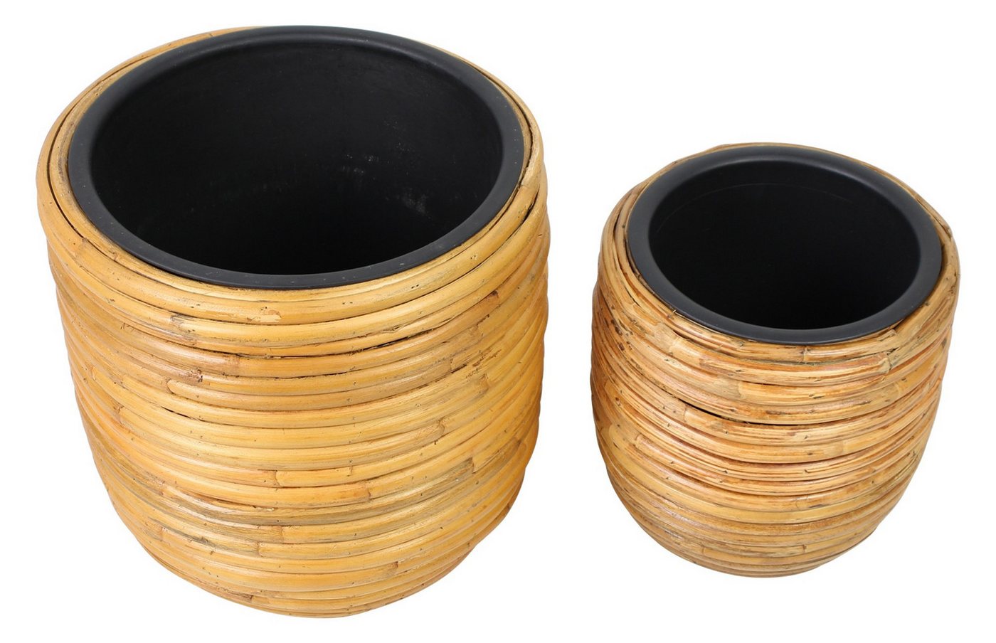 Frank Flechtwaren Übertopf, Übertopf Rattan 2er Set Frank Flechtwaren Übertopf, Übertopf Rattan 2er Set von Frank Flechtwaren