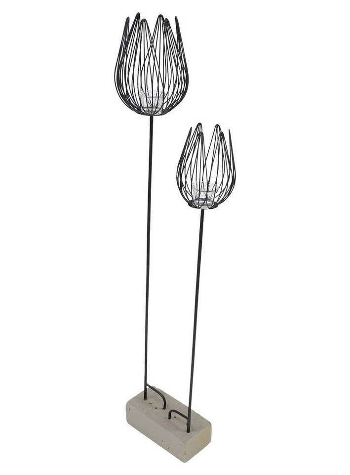 Frank Flechtwaren Windlicht, Gartenstecker "Windlicht", 2er Set von Frank Flechtwaren